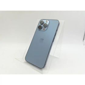 【中古】【赤ロム保証あり】Apple au 【SIMフリー】 iPhone 13 Pro 128GB シエラブルー MLUK3J/A【大宮東口】保証期間1ヶ月【ランクC】