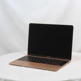 〔中古品〕 MacBook 12-inch Mid-2017 MRQP2J／A Core_i5 1.3GHz 16GB SSD512GB ゴールド 〔10.15 Catalina〕【377】