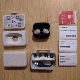 ソニー WF-1000XM4 バッテリー新品交換済 シルバー ワイヤレスイヤホン