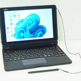 富士通 ARROWS Tab Q509/VE 4コア Celeron N4100 1.1GHz/ SSD 128GB/ RAM 8GB/ Wlan/ カメラ/ バッテリー消耗/ Type C/ Win11