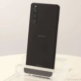 〔中古品〕 Xperia 10 IV 128GB ブラック SO-52C docomo SIMフリー【349】