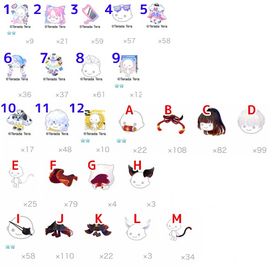 早い者勝ち‼️アイテム20点セット✨ | ピグパ(ピグパーティ)のアカウントデータ、RMTの販売・買取一覧