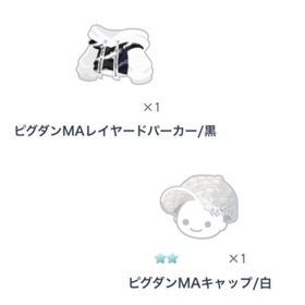 【色変更可】ピグダンMAキャップ/白 ピグダンMAレイヤードパーカー/黒 | ピグパ(ピグパーティ)のアカウントデータ、RMTの販売・買取一覧