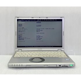 中古 ノートパソコン Panasonic Let's note SZ6 CF-SZ6RDQVS Corei5-7300U/8GB-MEM/256GB-SSD/DVDマルチ/12.1インチ/OS無し