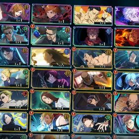 SS68体分 火力両面宿儺 呪術両面宿儺 大儀夏油 虚式五条 夜蛾 相性釘崎 結木 高田東堂 夏5 | ファンパレ(呪術廻戦ファントムパレード)のアカウントデータ、RMTの販売・買取一覧