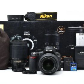 ★美品★ニコン Nikon D3100 ダブルズームキット ショット数9500回 ♯1428