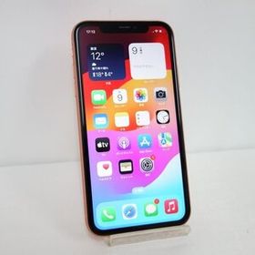 美品 *60日保証* SIMフリー iPhone XR 64GB コーラル Softbank 利用制限〇 インボイス可 送料当店負担 【本1208-70-1209本】兼