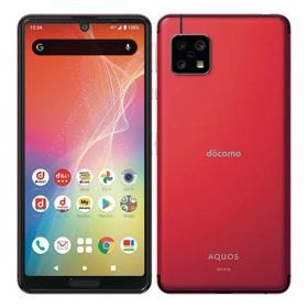 【中古】【安心保証】 AQUOS sense4 SH-41A[64GB] docomo レッド