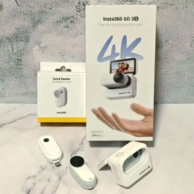 美品 Insta360 GO 3S 4K 128GB ホワイト クイックリーダ付