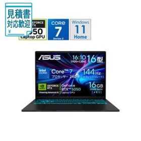 [法人限定] V3607VH-C7165R5050BKS ゲーミングノートパソコン Gaming V16 V3607(RTX 5050) ブラック ［16.0…