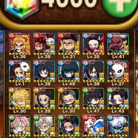 ⚔️鬼滅の刃コラボガチャ第一弾&第二弾コンプリート⚔️無一郎,セツナ&エーテル所持+虹結晶4000 | ポコダン(ポコロンダンジョンズ)のアカウントデータ、RMTの販売・買取一覧