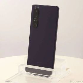 〔中古品〕 Xperia 1 III 256GB フロストパープル SO-51B docomoロック解除SIMフリー【352】