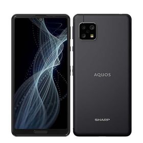 【中古】 AQUOS sense4 SH-M15 ブラック shm15bk6mtm