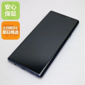 新品同様 SCV40 Galaxy Note9 オーシャンブルー スマホ 本体 白ロム 土日祝発送OK 06000
