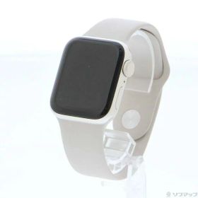 【中古】Apple(アップル) Apple Watch SE 第2世代 GPS 40mm スターライトアルミニウムケース スターライトスポーツバンド 【352-ud】