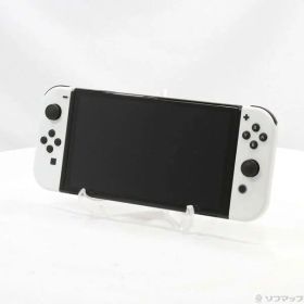 【中古】Nintendo(任天堂) Nintendo Switch 有機ELモデル Joy-Con(L)／(R) ホワイト 【297-ud】