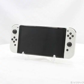 【中古】Nintendo(任天堂) Nintendo Switch 有機ELモデル Joy-Con(L)／(R) ホワイト 【297-ud】