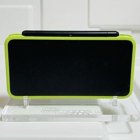 【動作品 良品】 New Nintendo 2DS LL ブラック×ライム 本体 ／ 24時間内発送 東京発送 厳重梱包