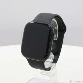 【中古】Apple(アップル) Apple Watch Series 10 GPS 46mm ジェットブラックアルミニウムケース ブラックスポーツバンド 【349-ud】