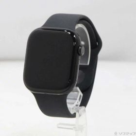 【中古】Apple(アップル) Apple Watch Series 10 GPS 46mm ジェットブラックアルミニウムケース ブラックスポーツバンド 【258-ud】