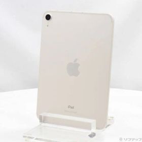 〔中古品〕 iPad mini 第6世代 64GB スターライト MK8C3J／A SIMフリー【297】