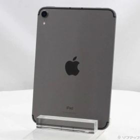 〔中古品〕 iPad mini 第6世代 64GB スペースグレイ MK893J／A auロック解除SIMフリー【258】