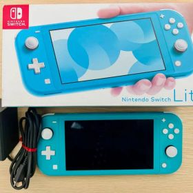 任天堂Switch Lite ターコイズ 本体＋外箱＋充電器+セーフティガイド