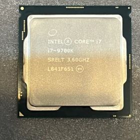 【完動品】Intel Core i7 9700K 3.60Ghz SRELT