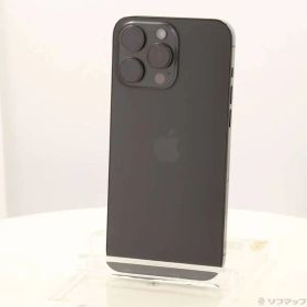 〔中古品〕 iPhone15 Pro Max 256GB ブラックチタニウム MU6P3J／A SIMフリー【377】