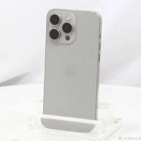 〔中古品〕 iPhone15 Pro Max 256GB ナチュラルチタニウム MU6R3J／A SIMフリー【348】