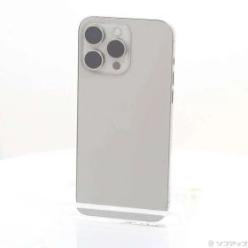 〔中古品〕 iPhone15 Pro Max 256GB ナチュラルチタニウム MU6R3J／A SIMフリー【344】
