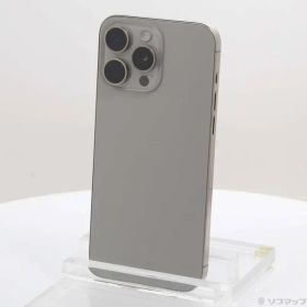 〔中古品〕 iPhone15 Pro Max 256GB ナチュラルチタニウム MU6R3J／A SIMフリー【352】