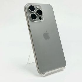 【全額返金保証】【最速発送】 iPhone 15 Pro Max 256GB ナチュラルチタニウム Softbank 白ロム 美品 動作確認済 90%