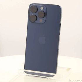 〔中古品〕 iPhone15 Pro Max 256GB ブルーチタニウム MU6T3J／A SIMフリー【344】