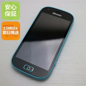 【中古】 超美品 F-03K らくらくスマートフォン me ブルー スマホ 安心保証 即日発送 スマホ 中古本体 白ロム 中古 DoCoMo 富士通 土日祝発送OK