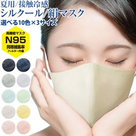 100回 洗える 日本製 シルクマスク 小杉織物 高性能 ナノ×シルクールマスク 分子 ナノファイバーマスク 東工大 絹マスク 5層構造 不織布 小杉のマスク