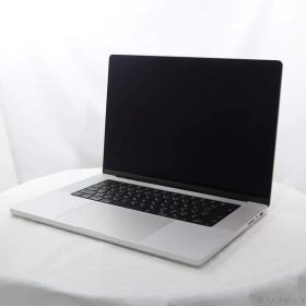 【中古】Apple(アップル) MacBook Pro 16.2-inch Late-2021 MK1E3J／A Apple M1 Pro 10コアCPU_16コアGPU 16GB SSD512GB シルバー 〔14.7 Sonoma〕 【258-ud】