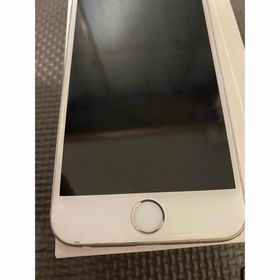 iPhone6 128GB 100% 液晶美品 シルバー docomo ドコモ(スマートフォン本体)