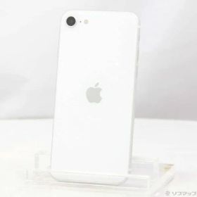 〔中古品〕 iPhone SE 第2世代 128GB ホワイト MXD12J／A SIMフリー【262】