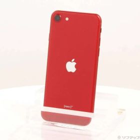 〔中古品〕 iPhone SE 第2世代 128GB プロダクトレッド MXD22J／A SIMフリー【269】