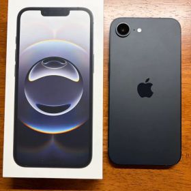 【美品】Apple iPhone 16e ブラック128GB 国内版SIMフリー