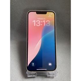 アップル(Apple)の美品 国内版 SIMフリー iPhone13 256GB スターライト色(スマートフォン本体)
