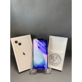アップル(Apple)の美品 国内版 SIMフリー iPhone13 128GB スターライト色(スマートフォン本体)