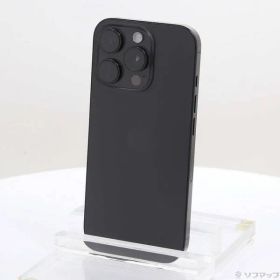 〔中古品〕 iPhone16 Pro 256GB ブラックチタニウム MYN03J／A SIMフリー【276】