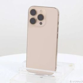 〔中古品〕 iPhone16 Pro 256GB デザートチタニウム MYN23J／A SIMフリー【349】