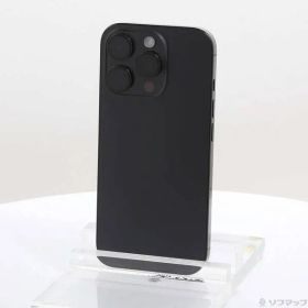 〔中古品〕 iPhone16 Pro 256GB ブラックチタニウム MYN03J／A SIMフリー【258】