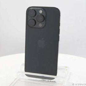 〔中古品〕 iPhone16 Pro 256GB ブラックチタニウム MYN03J／A SIMフリー【377】