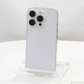 〔中古品〕 iPhone16 Pro 256GB ホワイトチタニウム MYN13J／A SIMフリー【344】