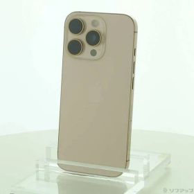 〔中古品〕 iPhone16 Pro 256GB デザートチタニウム MYN23J／A SIMフリー【344】