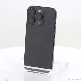〔中古品〕 iPhone16 Pro 256GB ブラックチタニウム MYN03J／A SIMフリー【198】